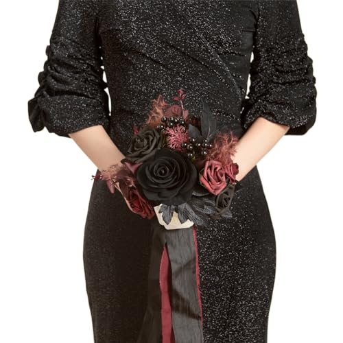 Red-burgundy Red & Black