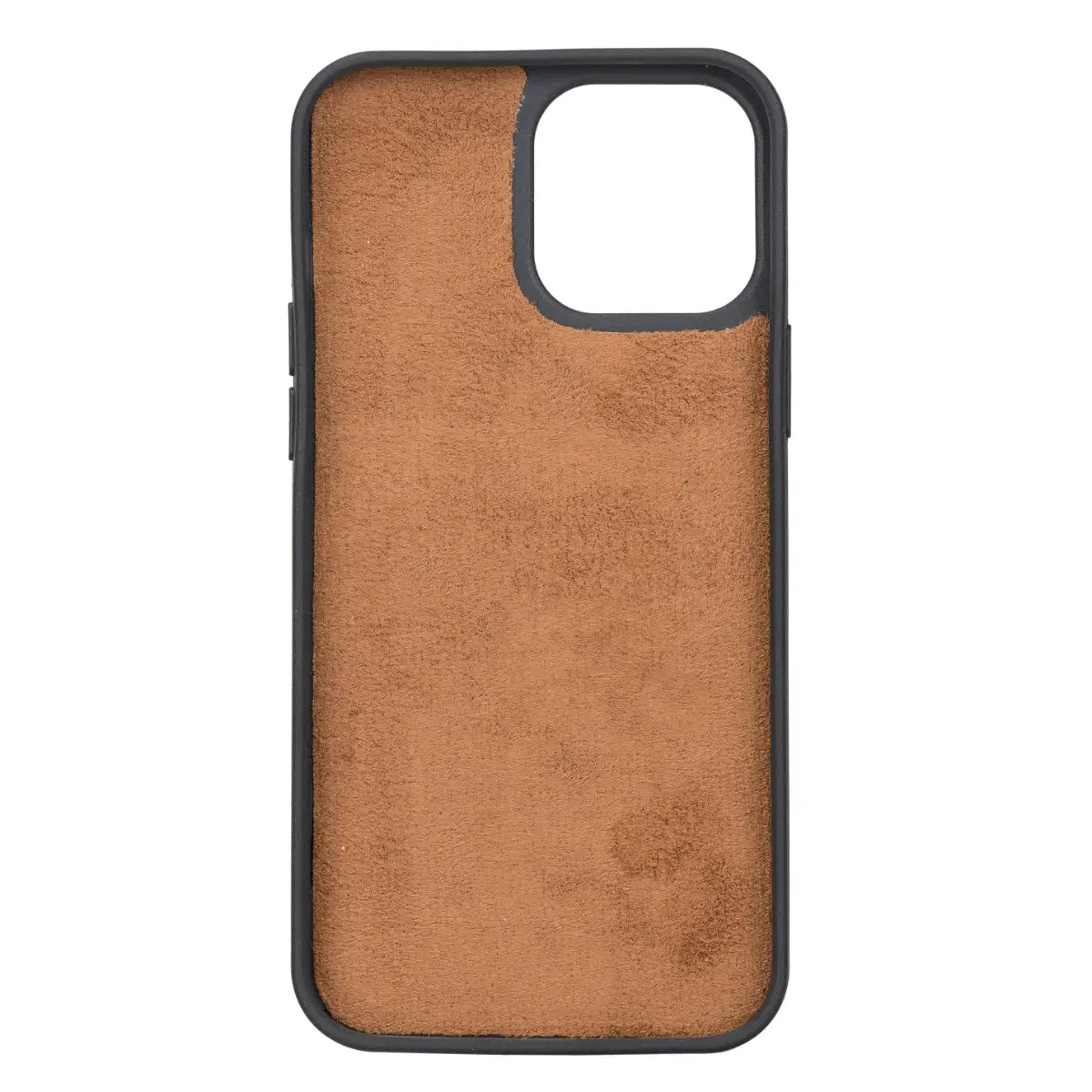 Premium Burnished Tan Leather Snap-On Case for iPhone 13 Pro Max (6.7 Inch) - Slim Protective Cover with Secure Fit | Perfect for Work, Travel & Everyday Use