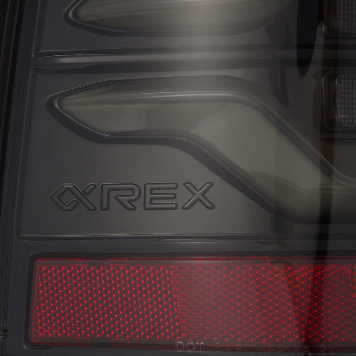 05-15 Toyota Tacoma LUXX Series LED Tail Lights - Alpha Black Smoke Lens - High Performance Brake Lights - Perfect for Off-Roading & Night Driving