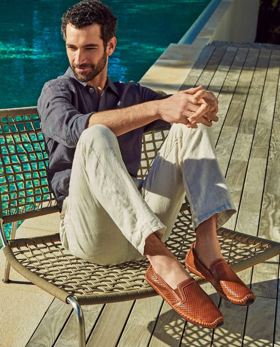 PIKOLINOS Men's Leather Loafers - Jerez Style Comfortable Slip-On Shoes for Casual & Business Wear