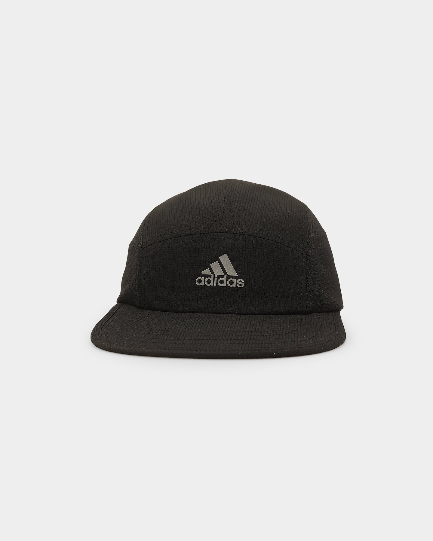 Adidas Run 5 Panel XC A.R Strapback Cap - Black Adjustable Snapback Hat for Running, Training & Outdoor Sports