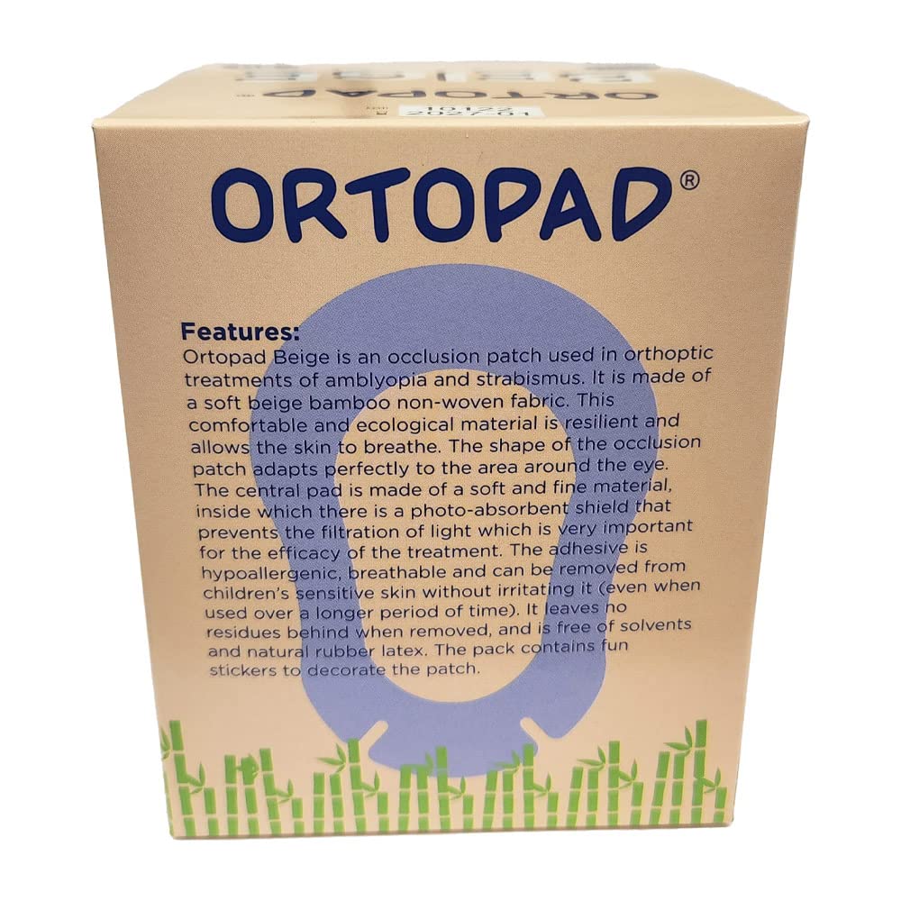Ortopad® Bamboo Beige Corn & Callus Cushions - Regular Size, 2 Boxes (100 Patches) - Foot Pain Relief for Daily Comfort & Protection