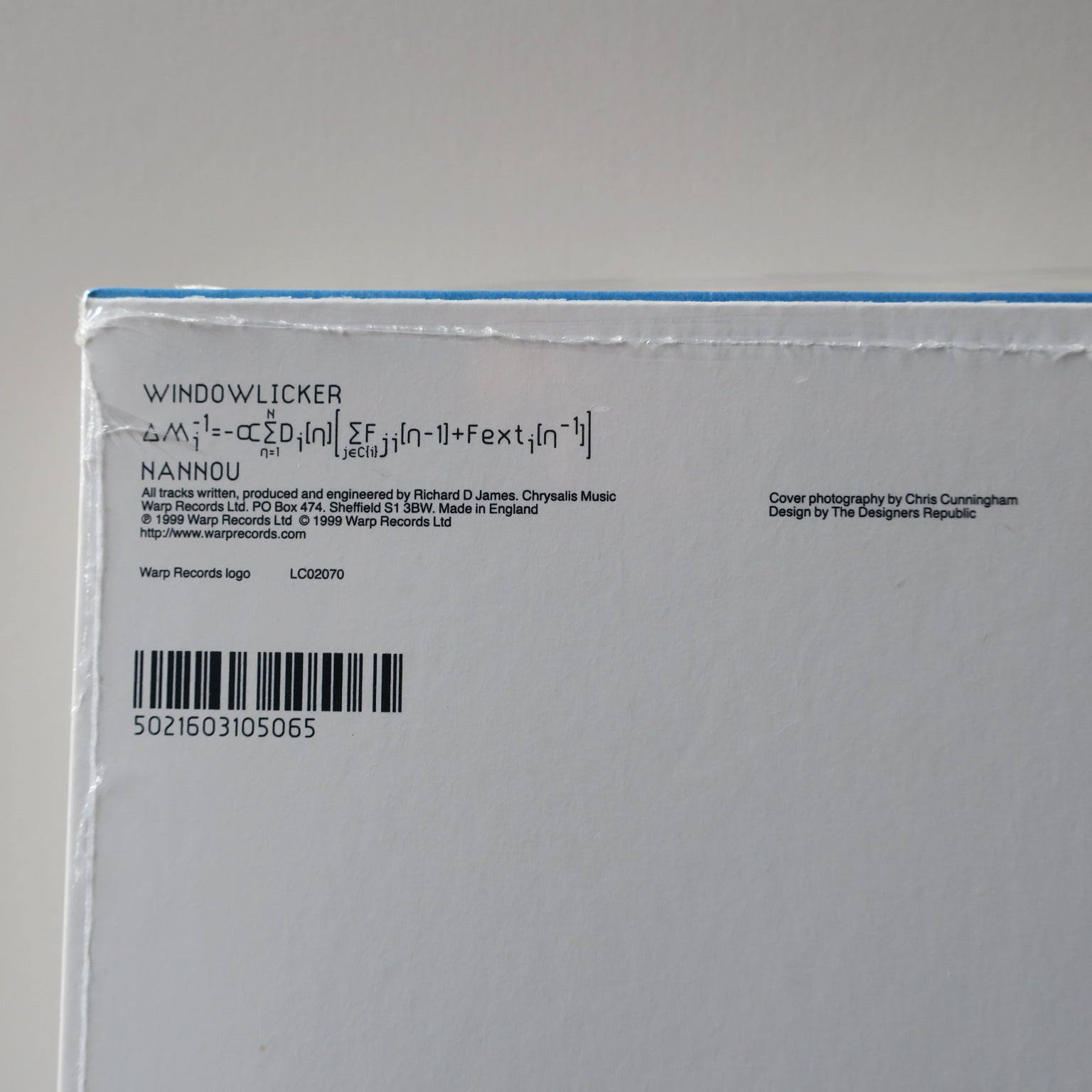 Aphex Twin 'Windowlicker' Limited Edition 12