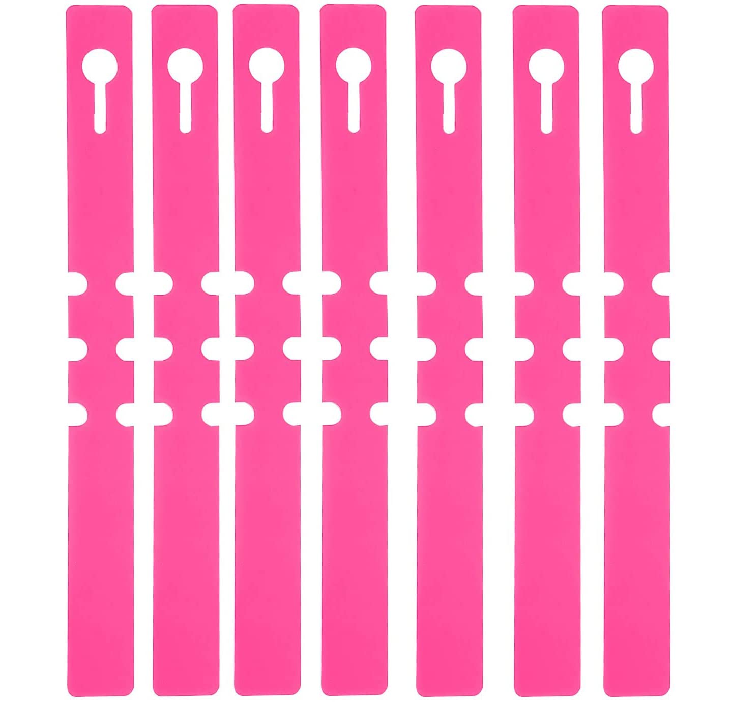 KINJOEK 1200pcs Pink Plant Labels - Adjustable Garden Tags for Seedlings & Herbs