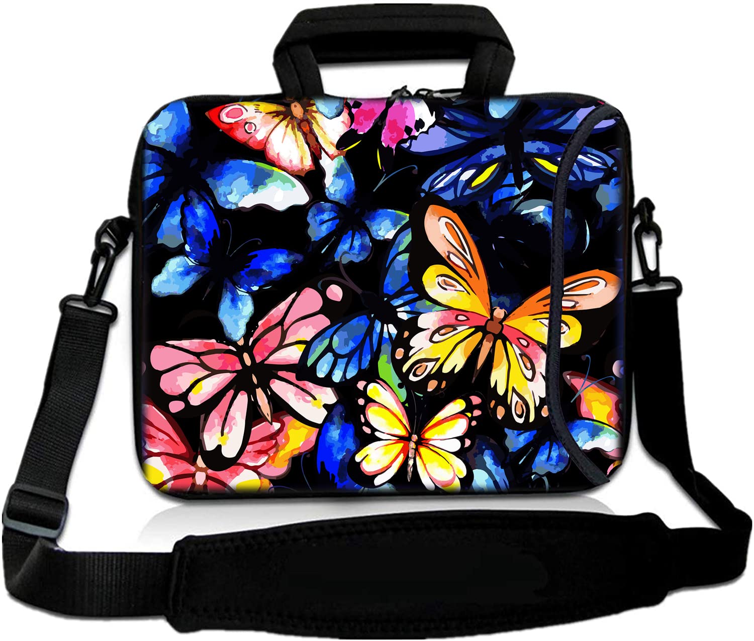 AUPET 17.3 Inch Laptop Shoulder Bag - Durable Carrying Case & Cover Pouch with Handle for 16/17/17.3/17.4 Inch Notebooks (FP-SHB17-024) - Perfect for Work, Travel & School