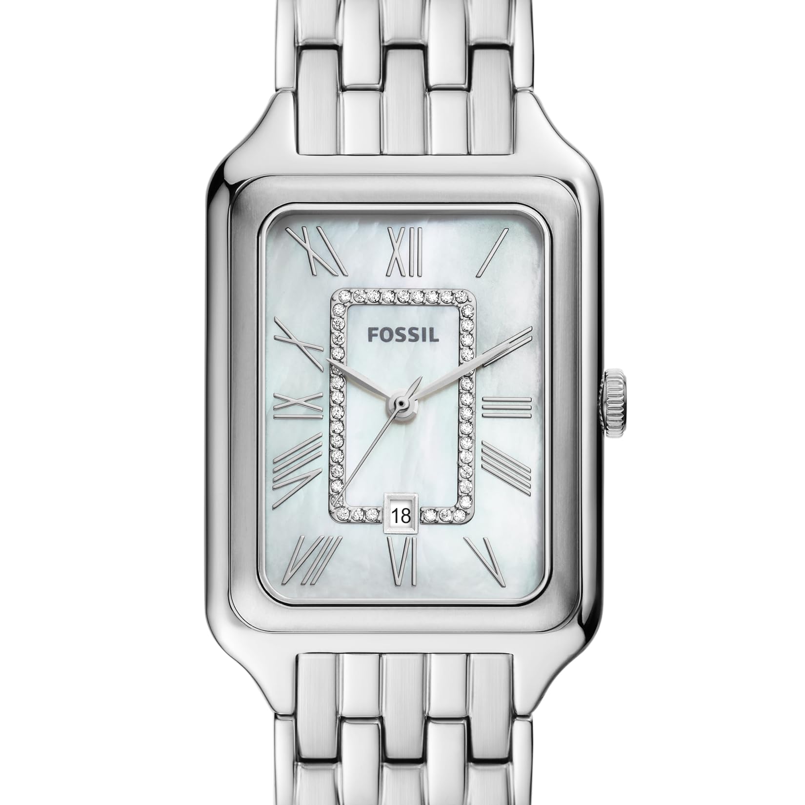 Fossil Raquel Women's Stainless Steel Quartz Watch with Three-Hand Movement - Perfect for Everyday Wear, Office & Casual Outfits