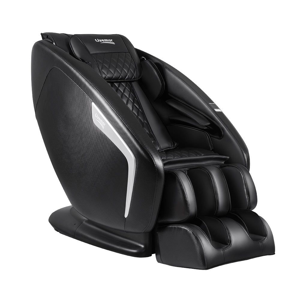 Livemor 3D Massage Chair with Electric Recliner - Full Body Shiatsu Massager for Home & Office Relaxation - Perfect for Stress Relief, Back Pain, and Muscle Recovery