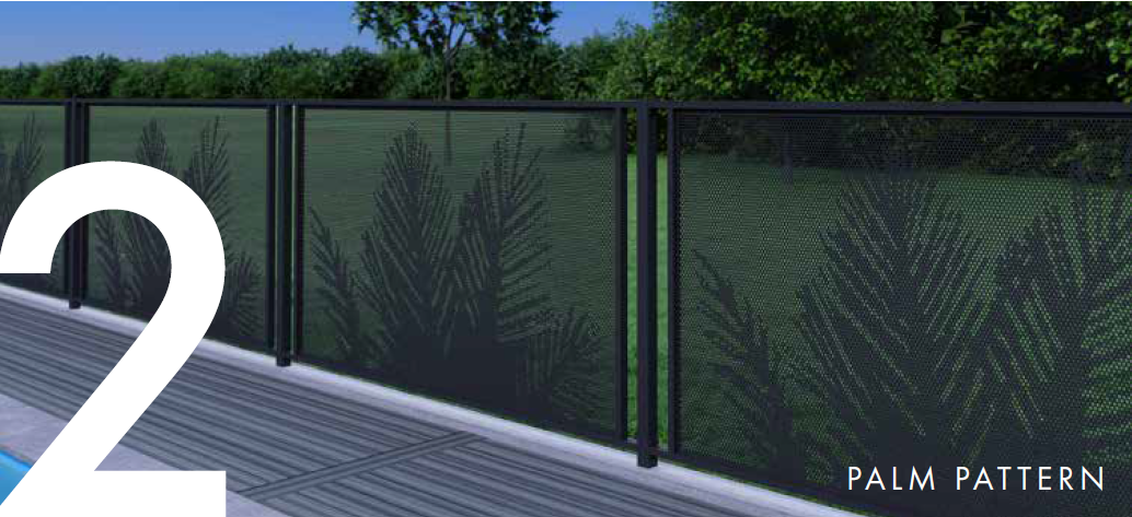 Premium Perforated Deco Perf Infill Panel - 1988mm W x 1188mm H - Durable Aluminum Pool Fence Panel for Safety & Style - Perfect for Backyard, Commercial Pools & Outdoor Spaces