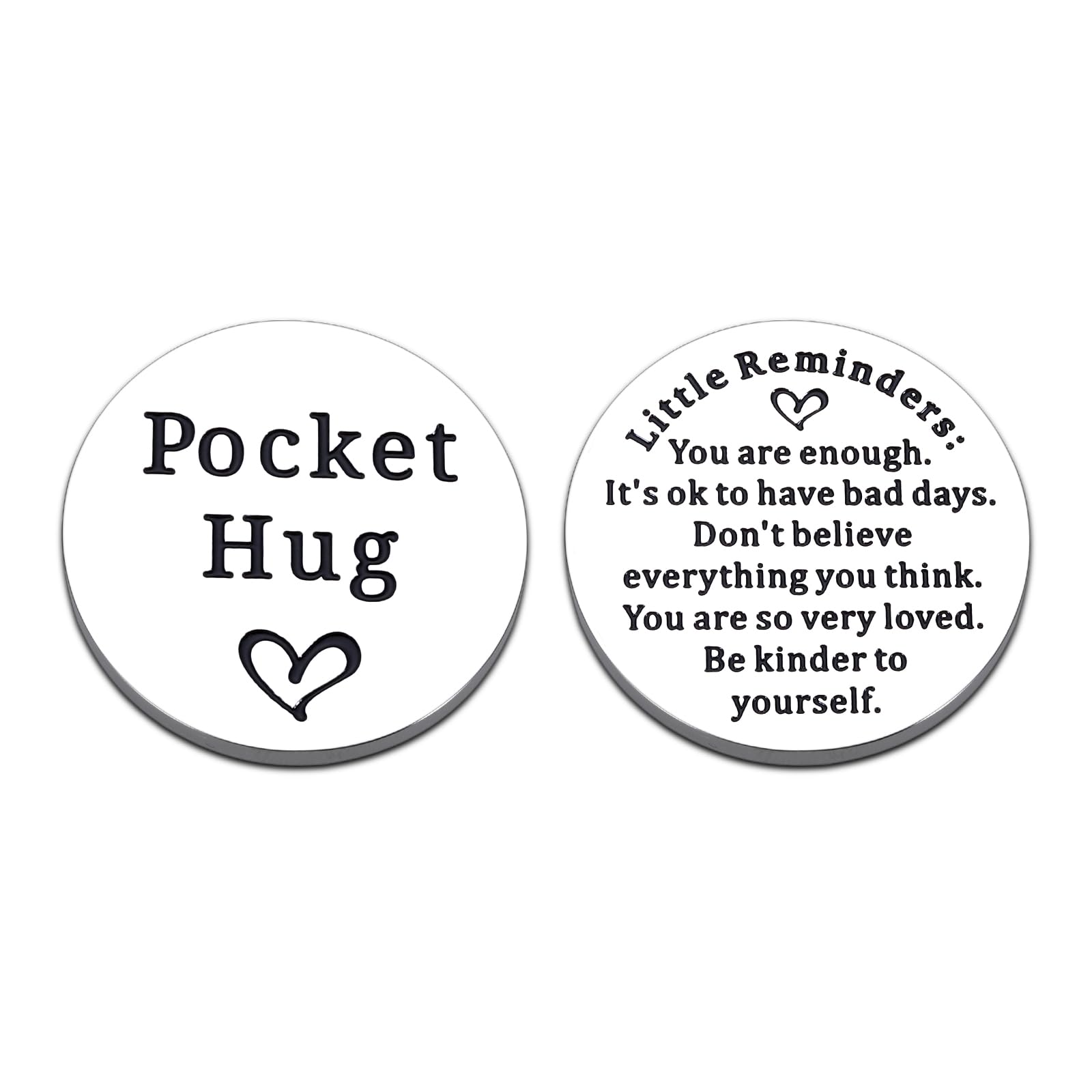 Inspirational Stress Relief Gifts for Women & Men - Get Well Soon, Graduation, Birthday Presents for Friends, Family, Teens - Pocket Hug Anxiety Relief for Mental Health - Perfect Stocking Stuffers & Thoughtful Gifts for Any Occasion