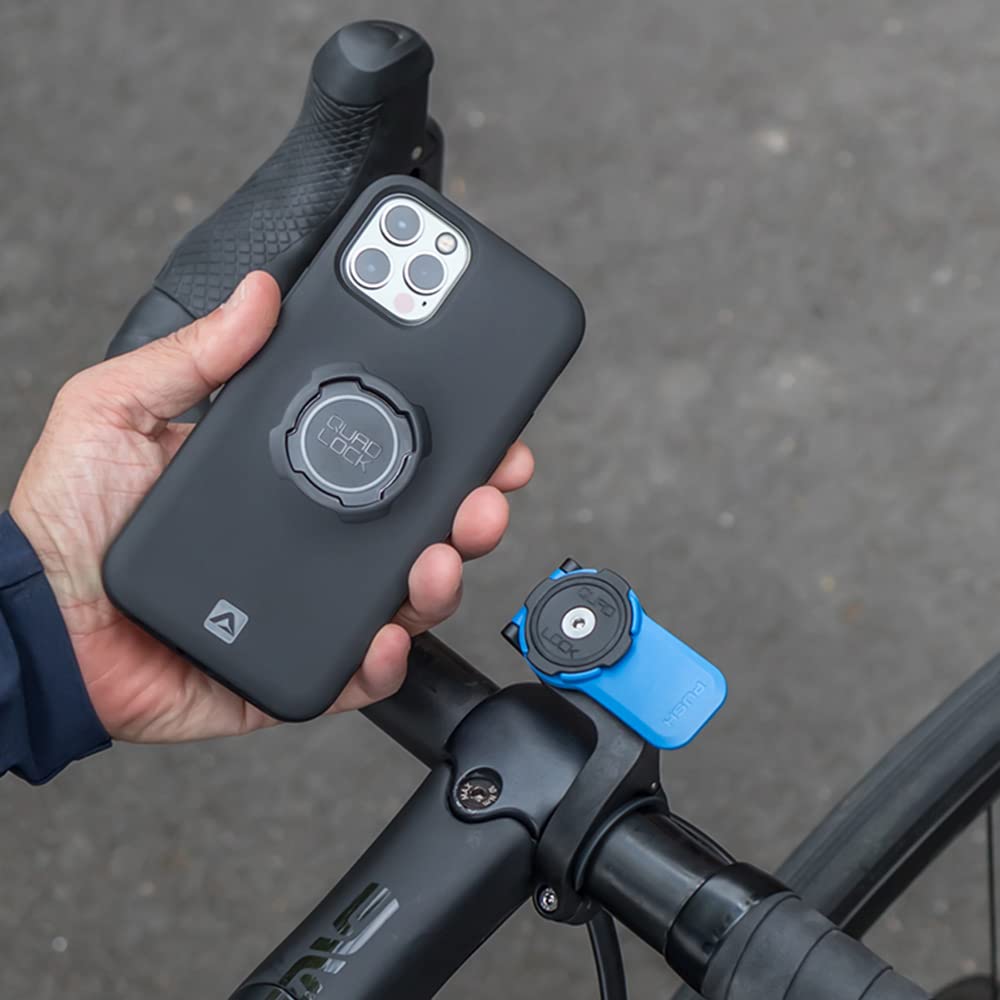 Quad Lock Out Front Bike Phone Mount Kit with MAG Case for iPhone 13 Pro Max - Secure Cycling Phone Holder for Road & Mountain Biking, Commuting & Outdoor Adventures