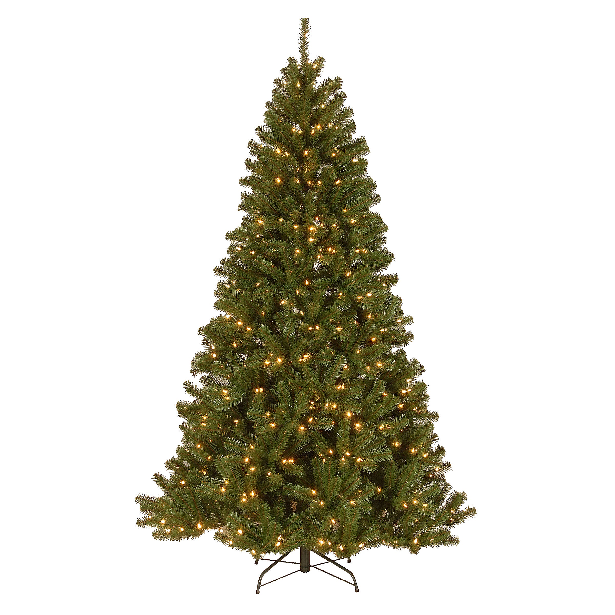 7.5 ft Pre-Lit North Valley Spruce Artificial Christmas Tree with PowerConnect LED Lights - Perfect for Holiday Home Decor, Office & Party Decoration