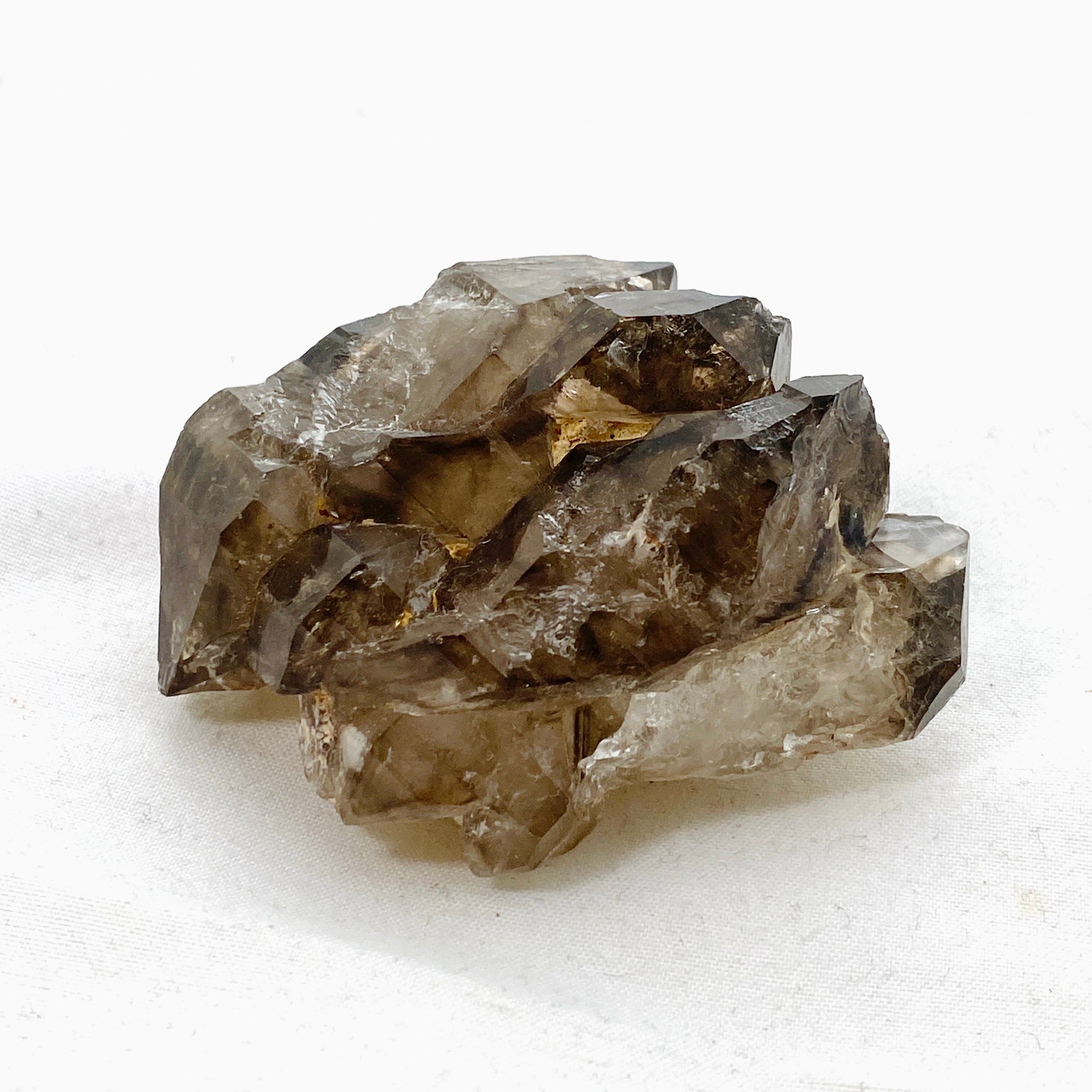 Natural Smokey Elestial Quartz Crystal - Healing Stone for Meditation, Chakra Balancing & Energy Work - Perfect for Home Decor, Yoga Spaces & Spiritual Gifts
