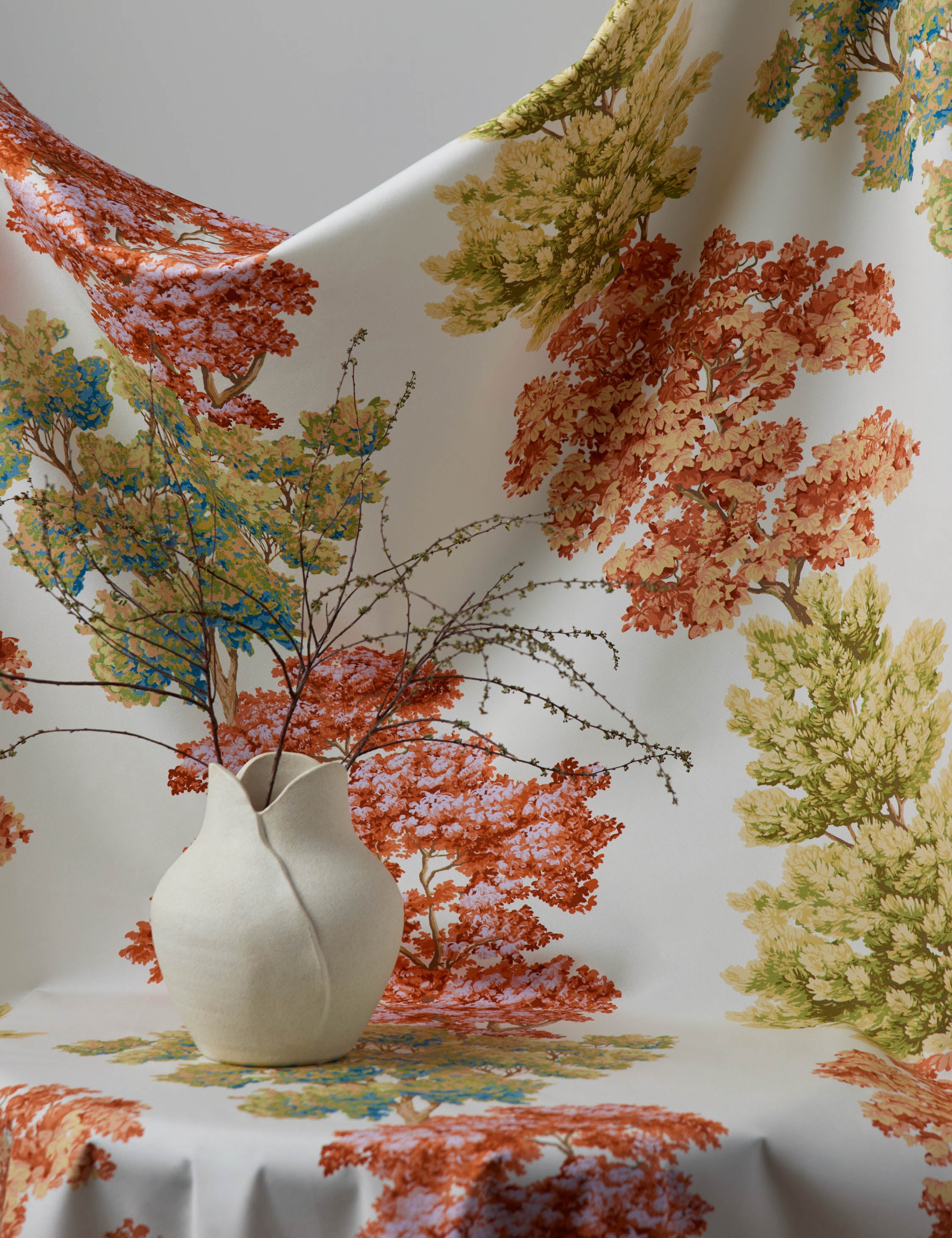 Scalamandré Central Park Cotton Fabric - Premium Upholstery & Drapery Material for Home Decor & DIY Projects