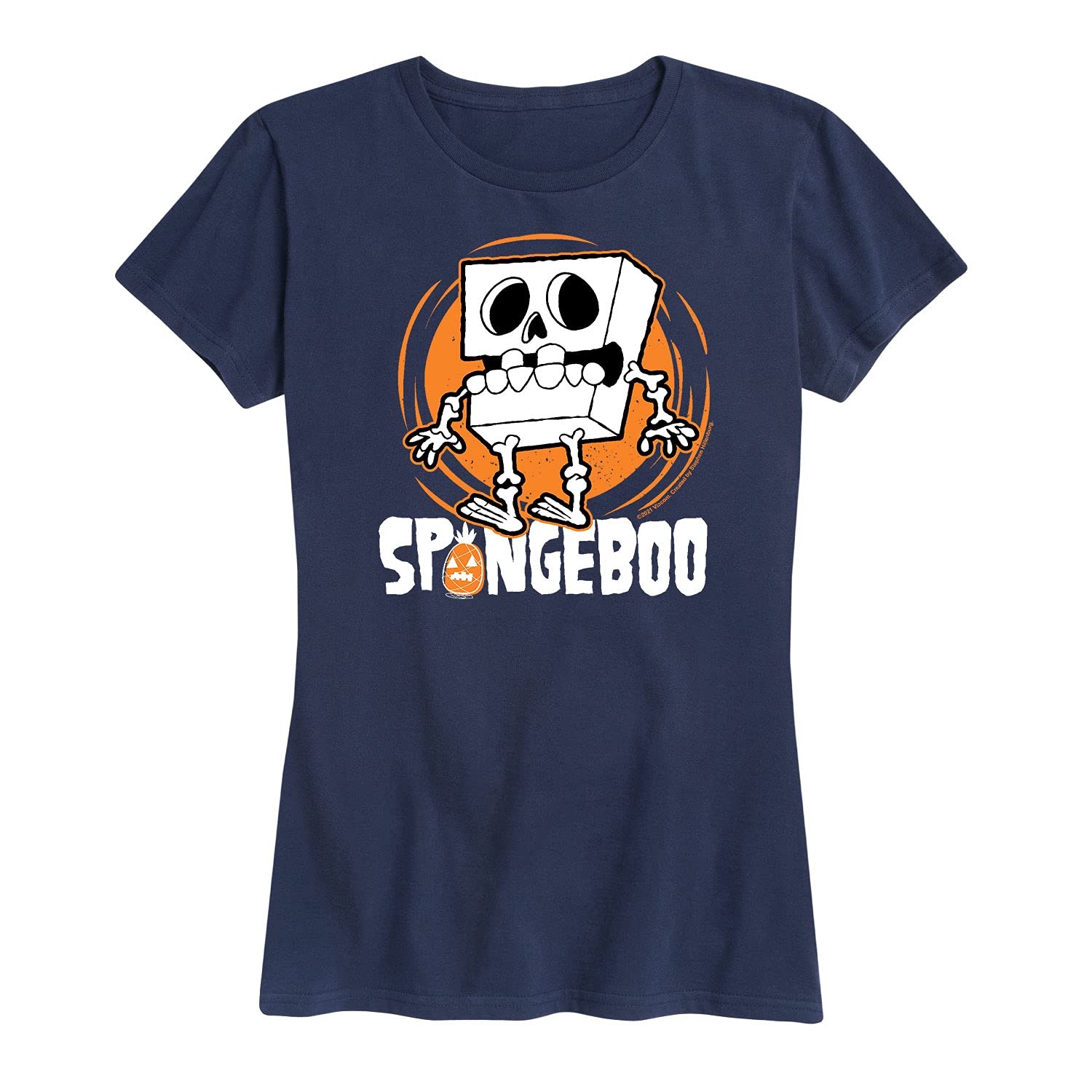 SpongeBob SquarePants Women's Short Sleeve Graphic T-Shirt | Soft Cotton Tee | Funny Cartoon Apparel for Casual Wear & Everyday Outfits