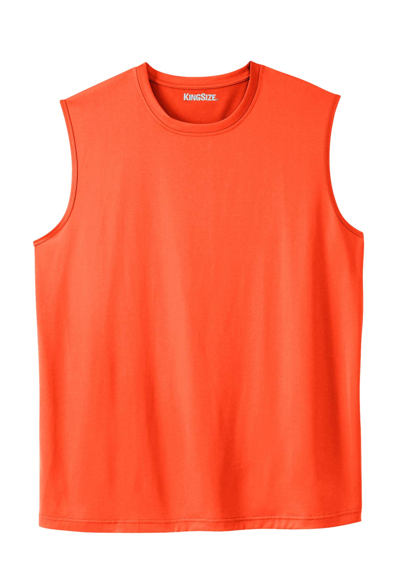 KingSize Men's Big & Tall No Sweat Muscle Tee - Moisture Wicking Workout Shirt for Gym, Running & Casual Wear - Comfortable Oversized Fit for Tall Men