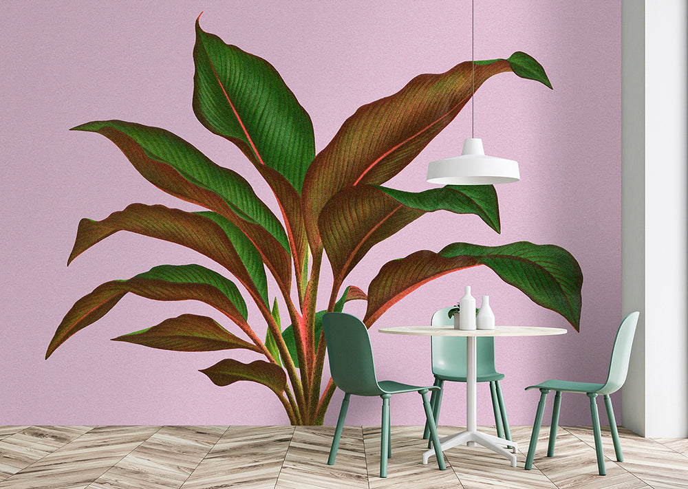 Patel 3-Leaf Garden Fern Wall Decor - Artificial Green Plant for Home & Office Decoration - Perfect for Living Room, Bedroom, and Indoor Spaces