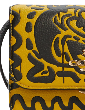 Coach Disney Mickey Mouse X Keith Haring Mini Brynn Crossbody Bag - Limited Edition Designer Handbag for Women - Perfect for Parties, Travel & Everyday Use