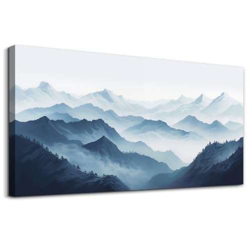 Abstract Mountain Painting