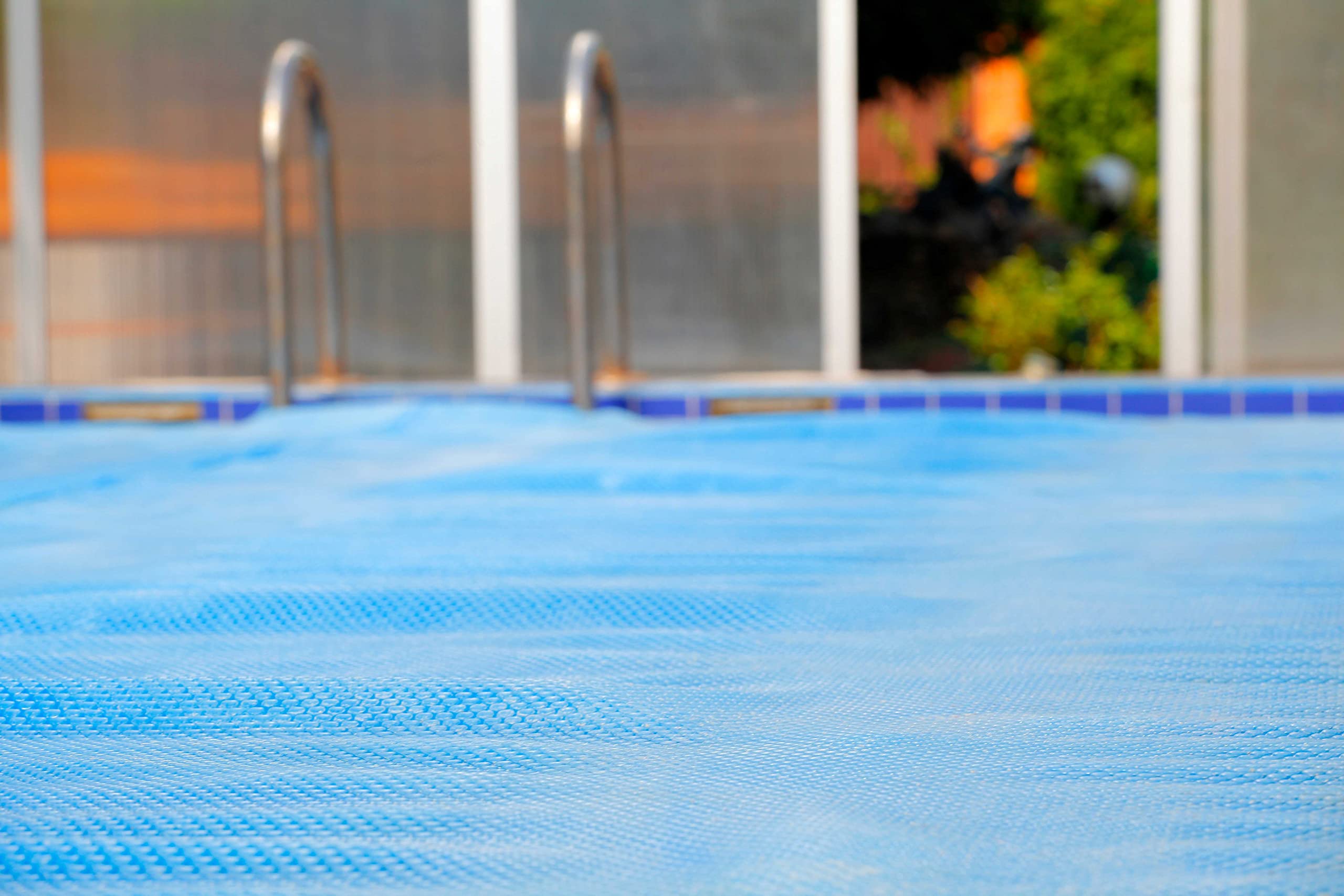 SunHeater Heavy Duty 12 Mil Solar Pool Cover 16' x 32' - Rectangular Bubble Solar Blanket for In-Ground Pools | Efficient Heat Retention & Durable Polyethylene | Perfect for Extending Swimming Season & Reducing Heating Costs