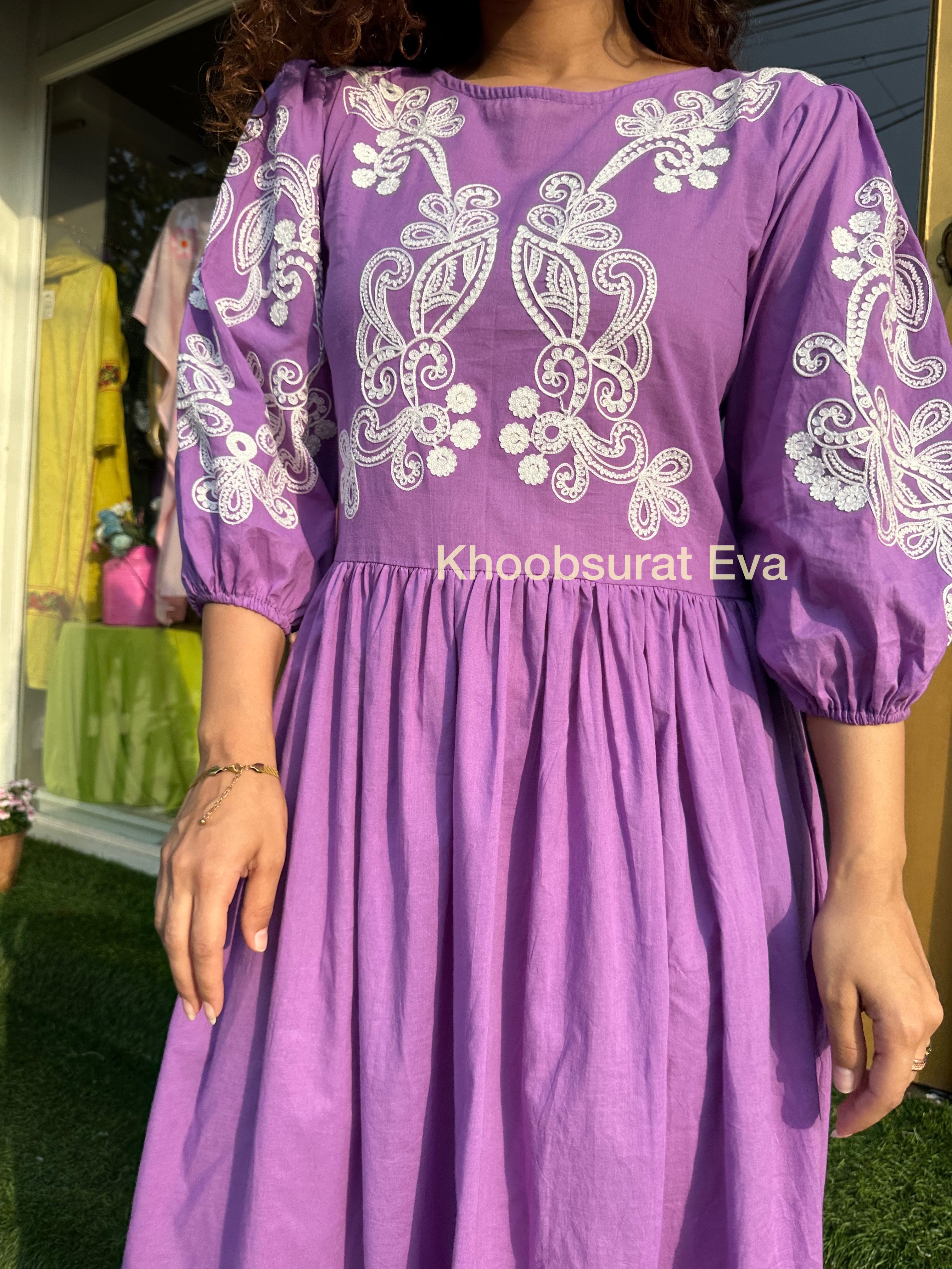 Elegant Purple Summer Dress for Women - Perfect for Beach Parties, Weddings & Evening Events