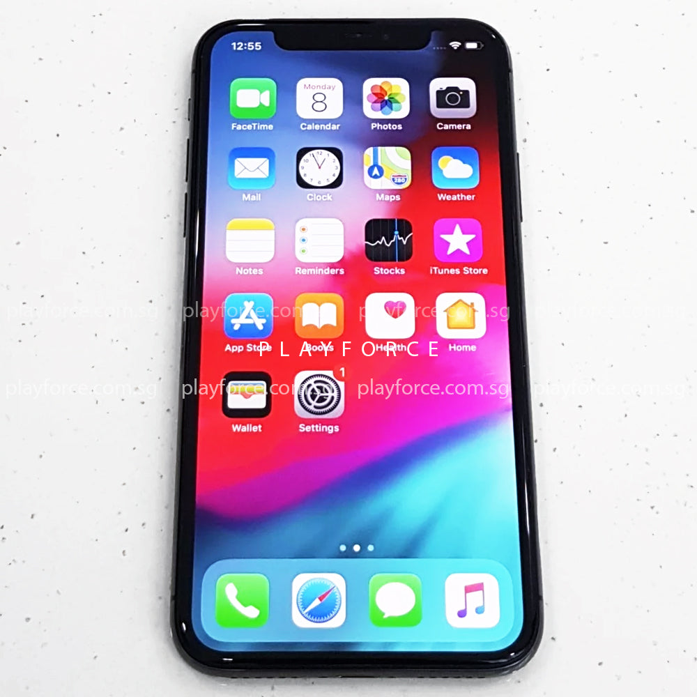 iPhone X 256GB Space Grey - Unlocked Smartphone with Face ID, 5.8