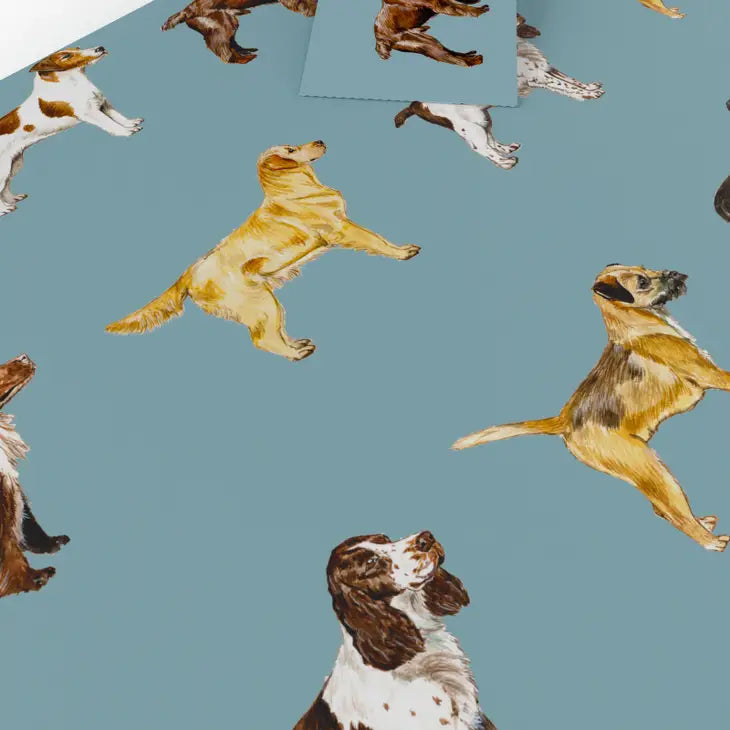 Premium Dog Breeds Wrapping Paper - Cute Puppy Pattern Gift Wrap for Birthdays, Christmas & Pet Lovers - Perfect for Dog-Themed Parties & Gifts
