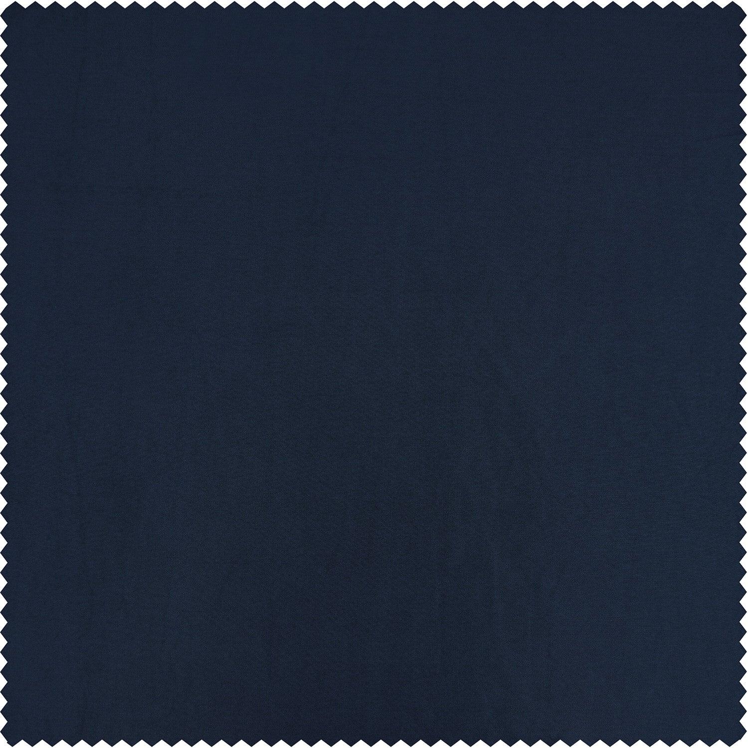 Navy Blue Solid Faux Silk Taffeta Roman Shade - Elegant Window Treatment for Living Room, Bedroom & Office