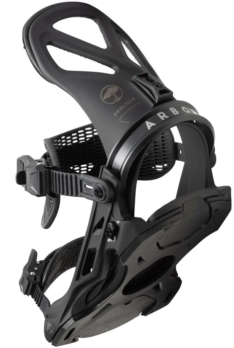 **Arbor Hemlock Snowboard Bindings 2023 – Premium Snowboard Bindings for All-Mountain Riding – Perfect for Freestyle & Powder Adventures**    *(Use Case: Ideal for snowboarders seeking responsive control and comfort on groomed trails, backcountry powder, or park sessions.)*