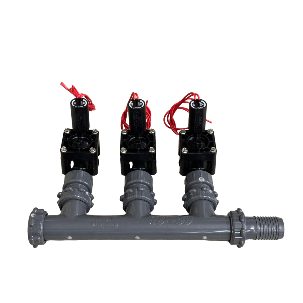 Hunter 1 PGV Valve Manifold Kit - High Performance Irrigation System Replacement Part for Sprinkler & Drip Watering Systems