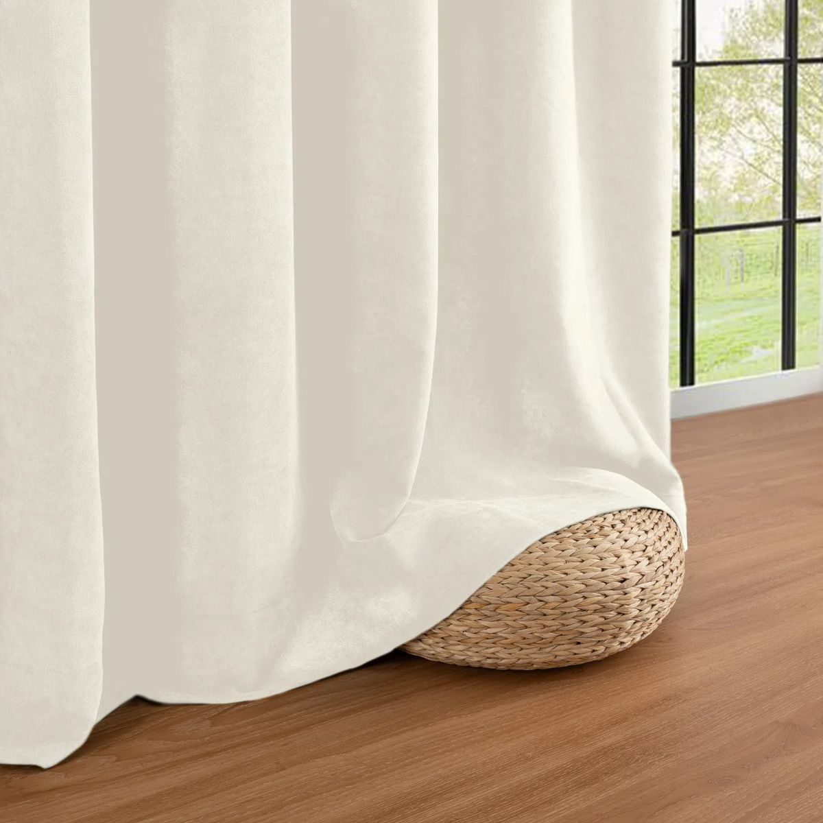 Simon Chenille Blackout Curtains - Heavyweight Thermal Insulated Custom Drapes for Bedroom & Living Room | Noise Reducing, Light Blocking, Energy Saving Window Treatment with Classic Pleated Design