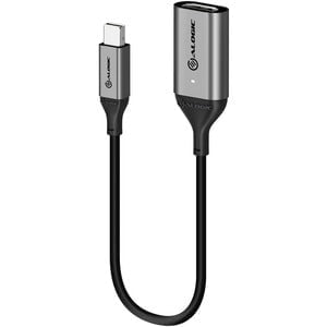 Alogic Ultra Mini DisplayPort 1.4 to HDMI Adapter 4K 60Hz Active 20cm Cable - Supports Audio/Video Transmission for PC, Laptop, TV, Monitor, Projector & Graphics Card - Perfect for Home Office, Gaming & Presentations