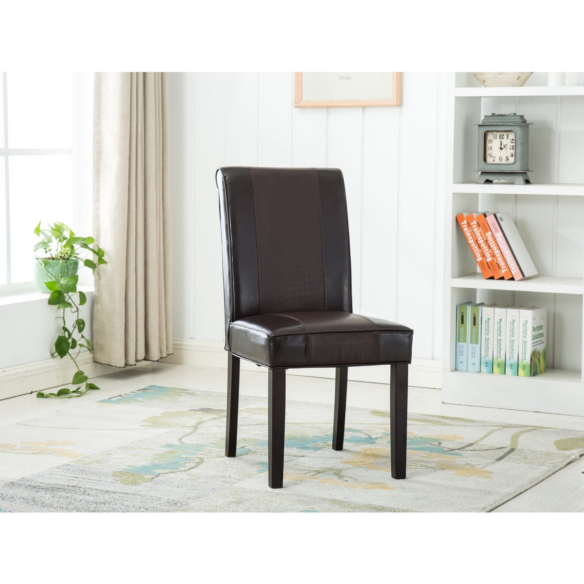 Algarve Parson Chair Set of 2 - Modern Upholstered Dining Chairs for Kitchen, Dining Room & Breakfast Nook - Comfortable & Stylish Seating Solution