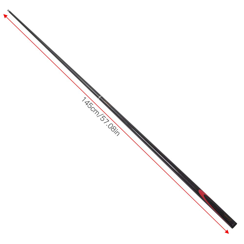 9MM Carbon Fiber Snooker Pool Cues - Professional Durable Billiard Sticks for Tournament & Home Game Accessories | Perfect for Pool Halls, Bars & Recreational Play