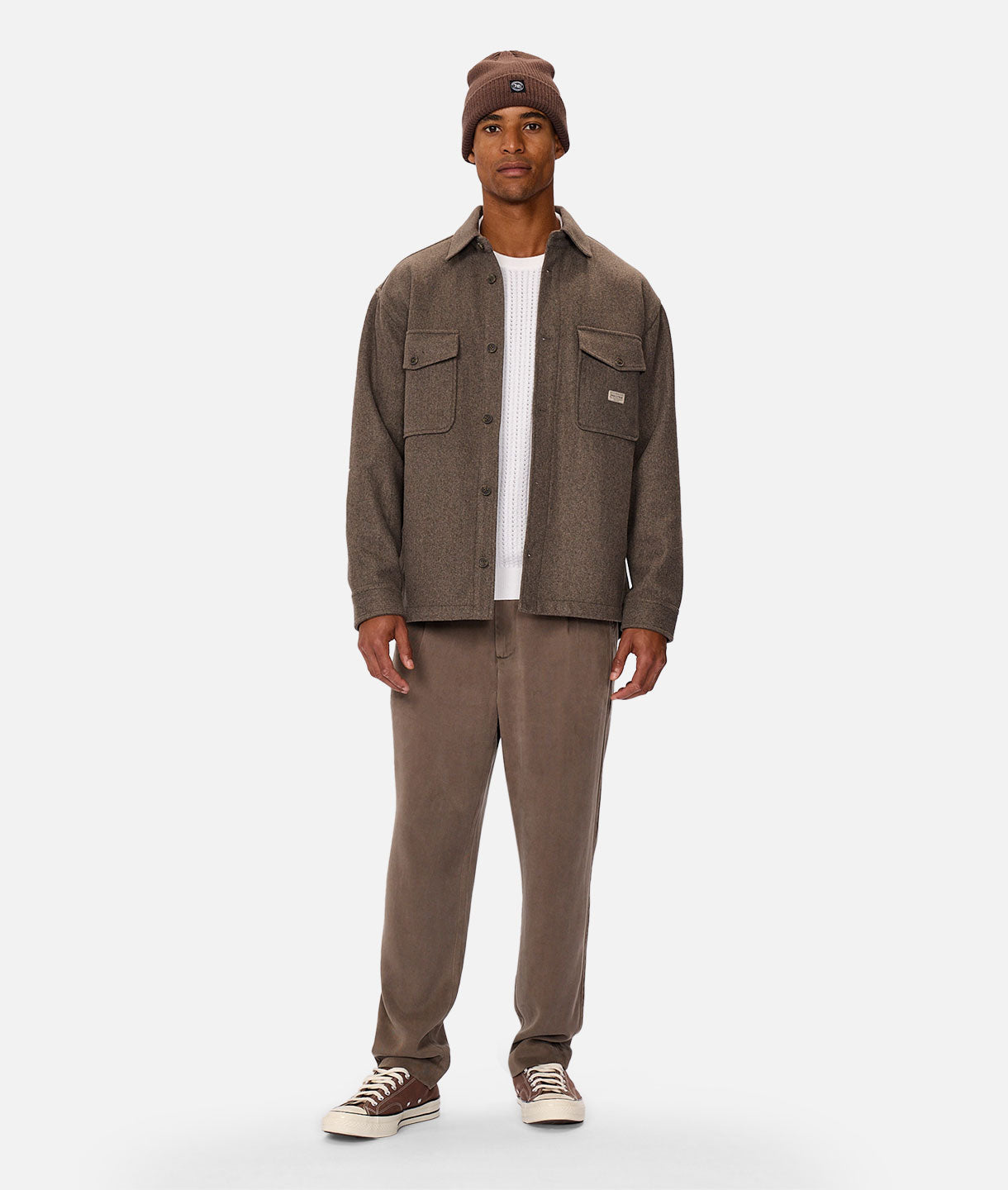 Coleman Men's Mid Brown Jacket - Lightweight Water-Resistant Outdoor Jacket for Hiking, Camping & Travel