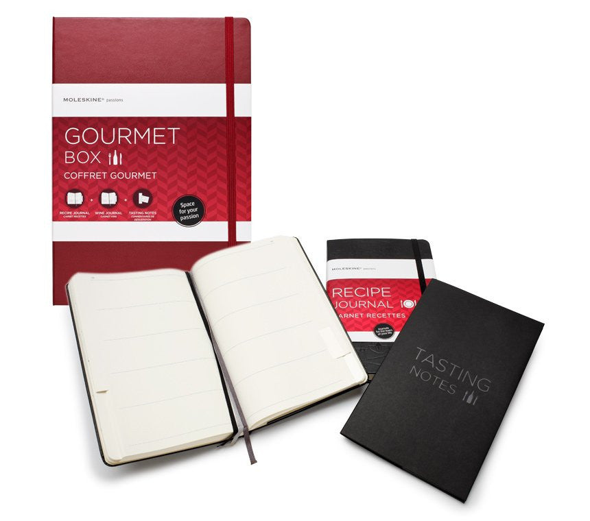 Moleskine Passion Gourmet Gift Box Set - Premium Notebook & Pen Gift for Writers, Artists & Professionals - Perfect for Journaling, Sketching & Note-Taking