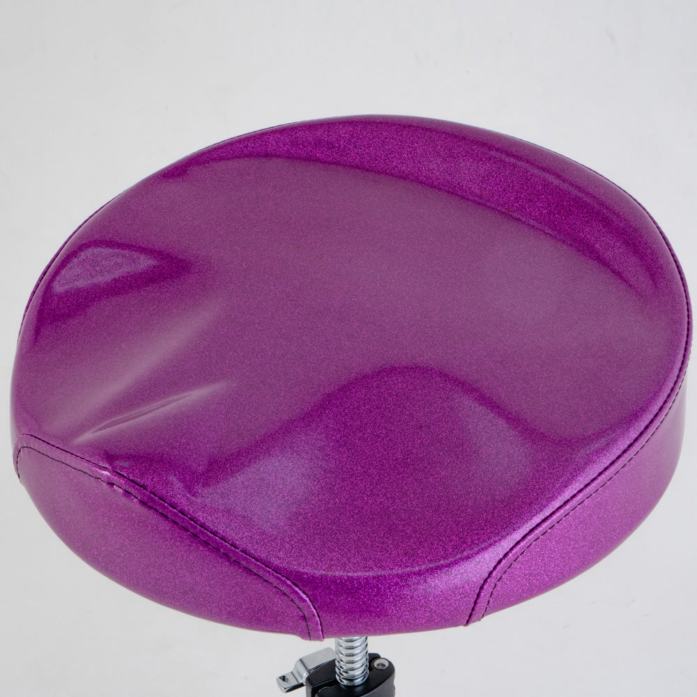 Dixon PSN 13PS Purple Motorcycle Drum Throne Stool - Adjustable Height Drum Seat for Drummers & Musicians | Perfect for Live Performances, Studio Recording & Practice Sessions