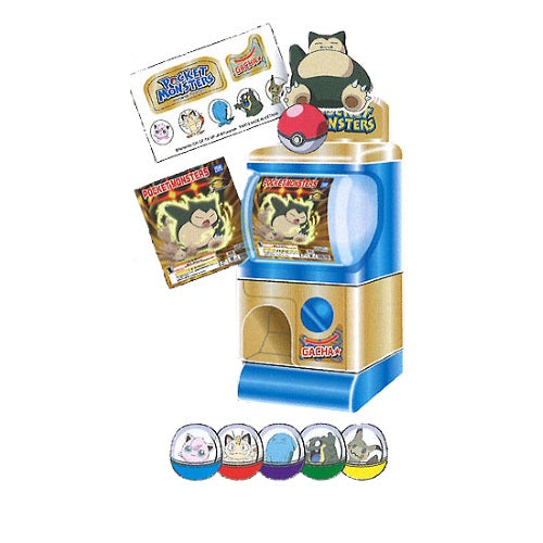 Pokemon Gacha Vending Machine 3 Inch Takara Tomy Collectible Toy Capsule Figures - Perfect for Kids Gift, Party Favors & Anime Merchandise Collection