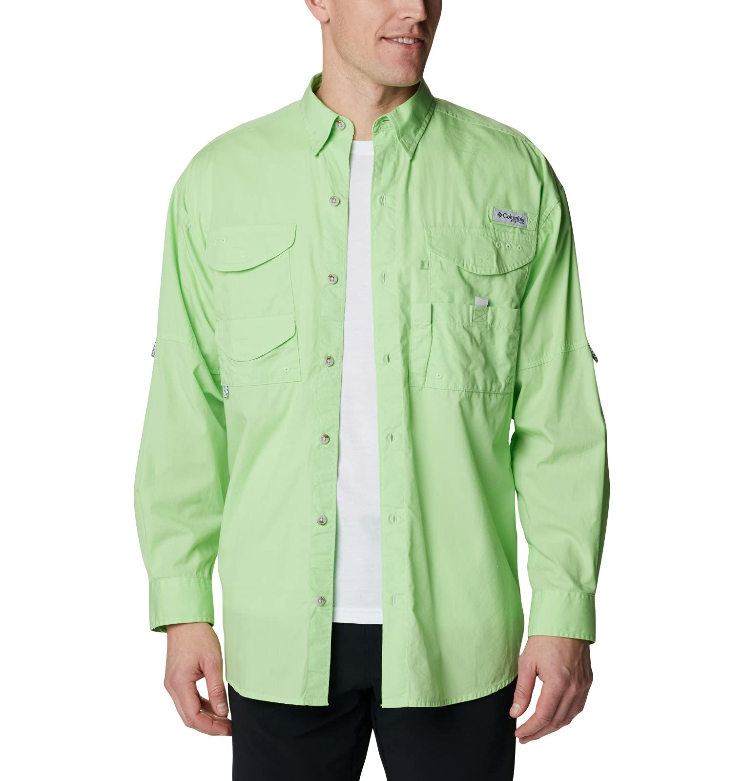 Columbia Men's Bonehead Long Sleeve Shirt - Moisture-Wicking Hiking & Outdoor Performance Top for Camping, Fishing & Adventure Activities