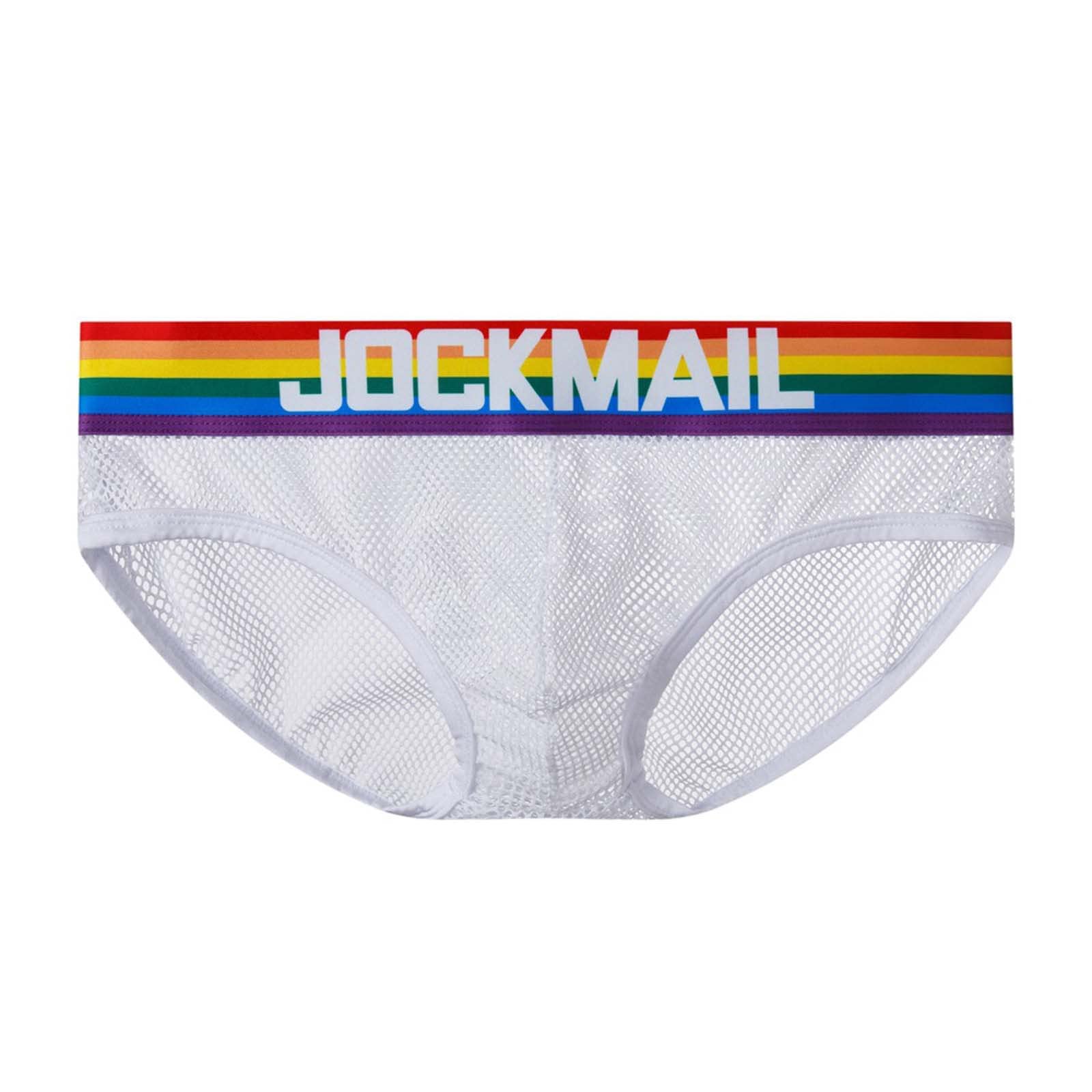 Sexy Sheer Mesh Brief Underwear for Men - Quick Dry Breathable Athletic Fitness Underpants - Comfortable & Cozy Gay Underwear for Gym, Running & Everyday Wear