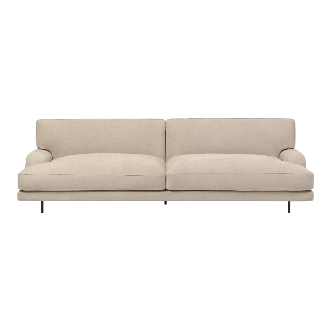 Flaneur 2.5 Seater Sofa - Modern Small Space Couch for Living Room, Apartment & Office - Comfortable Compact Loveseat with Sturdy Frame