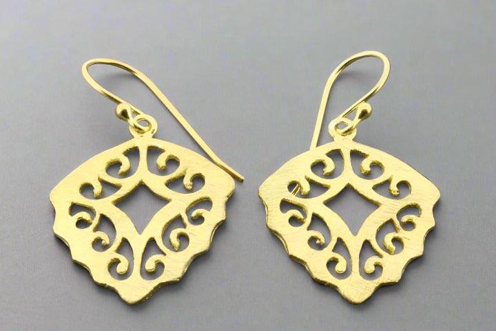 Elegant Gold Orla Drop Earrings for Women | Dainty Dangle Jewelry for Parties & Weddings | Perfect Gift for Her