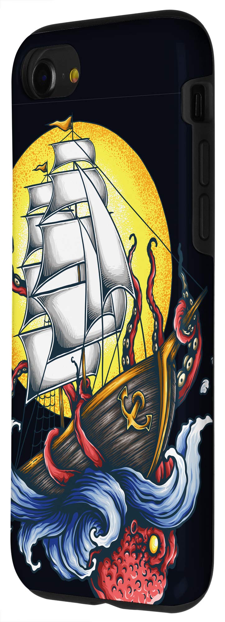 Premium Kraken Octopus Phone Case for iPhone SE (2020) / 7 / 8 - Shockproof Protective Cover with Unique Sea Creature Design - Perfect for Outdoor Adventures, Travel & Daily Use