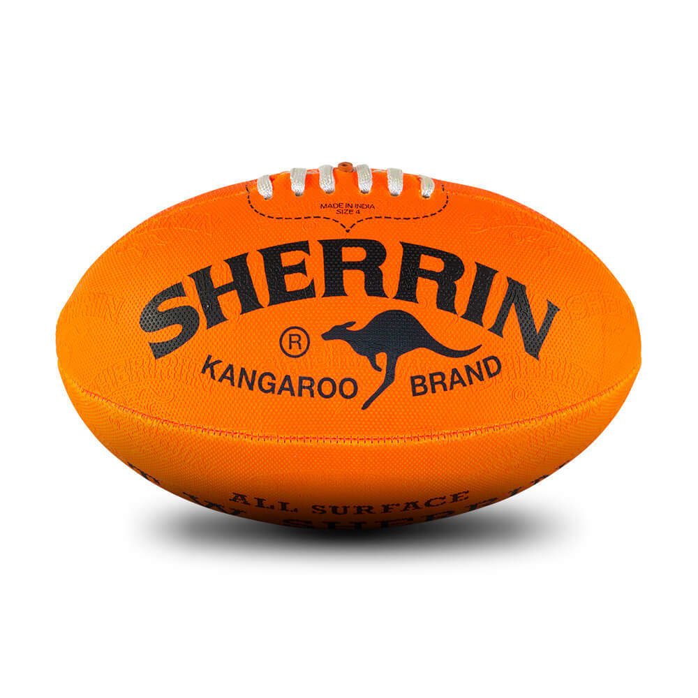 Sherrin KB All Surface Football - Premium Synthetic Leather Soccer Ball for Training & Matches - Perfect for Grass, Turf & Indoor Play