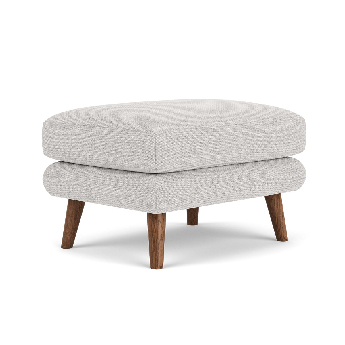 George Fabric Ottoman - Stylish and Comfortable Footrest, Storage Bench for Living Room, Bedroom, or Office - Perfect for Relaxing, Extra Seating & Home Organization