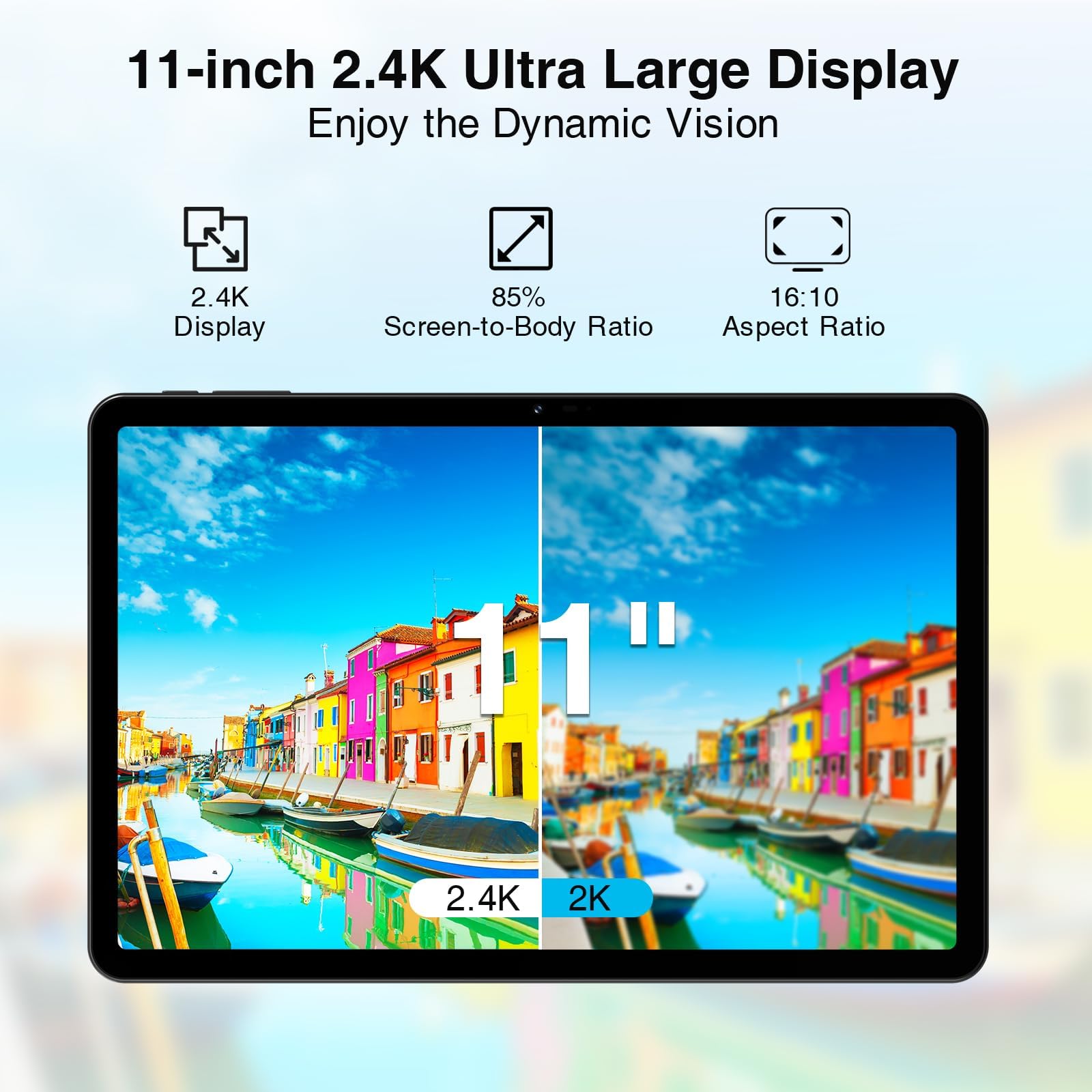 DOOGEE T30SE 11 Inch Android 14 Tablet - 128GB ROM (Expandable to 2TB) 2.4K IPS Gaming Tablet with Keyboard, 8580mAh Battery, Dual 4G LTE 5G WiFi, 13MP + 5MP Camera - Includes Stylus, Mouse & Protective Case - Perfect for Work, Study & Entertainment