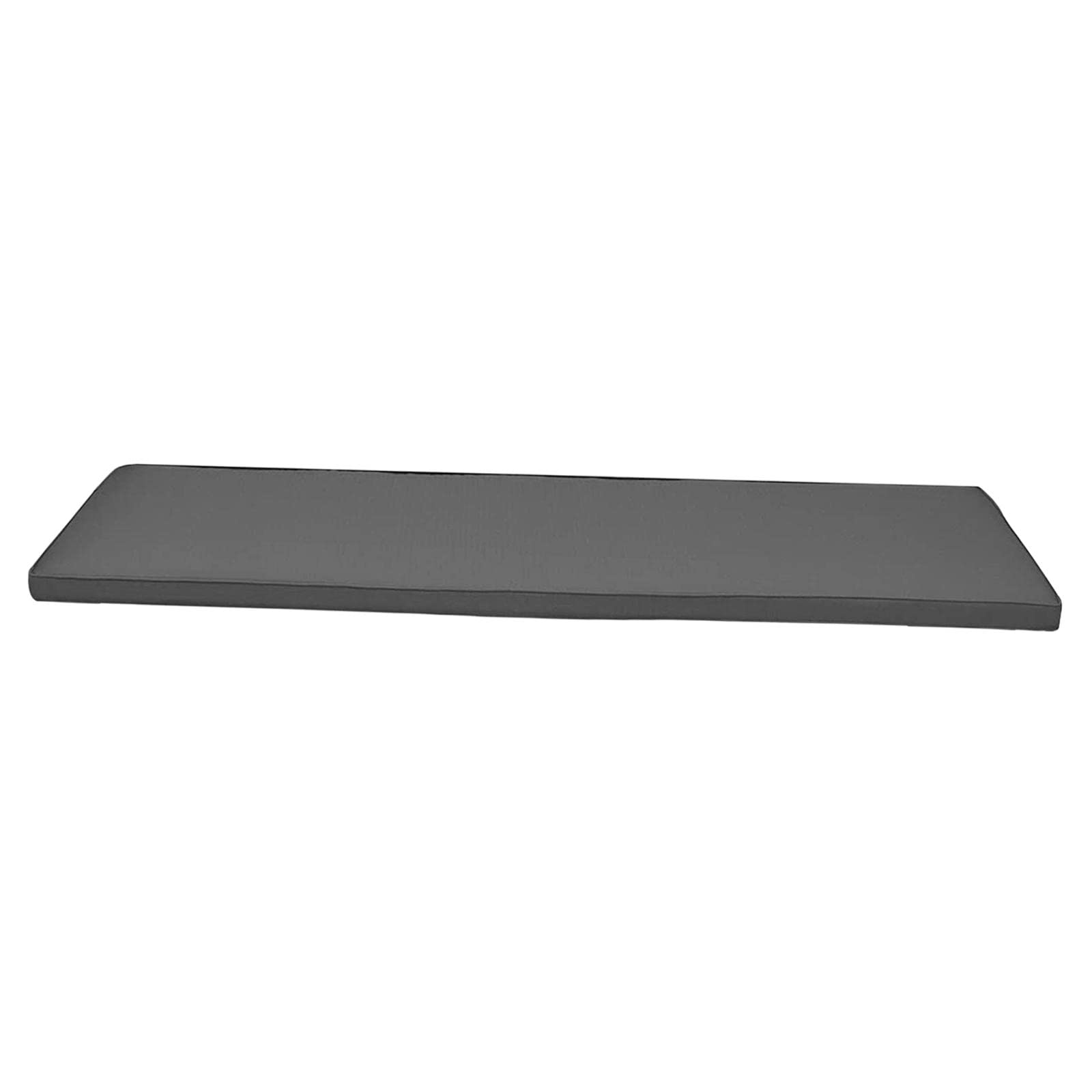 Prettyia 120x42cm Waterproof Outdoor/Indoor Bench Cushion with Removable Cover - 3-Seater Garden Patio Furniture Seat Pad in Light Grey - Perfect for Backyard, Deck, Poolside & Sunroom Lounging