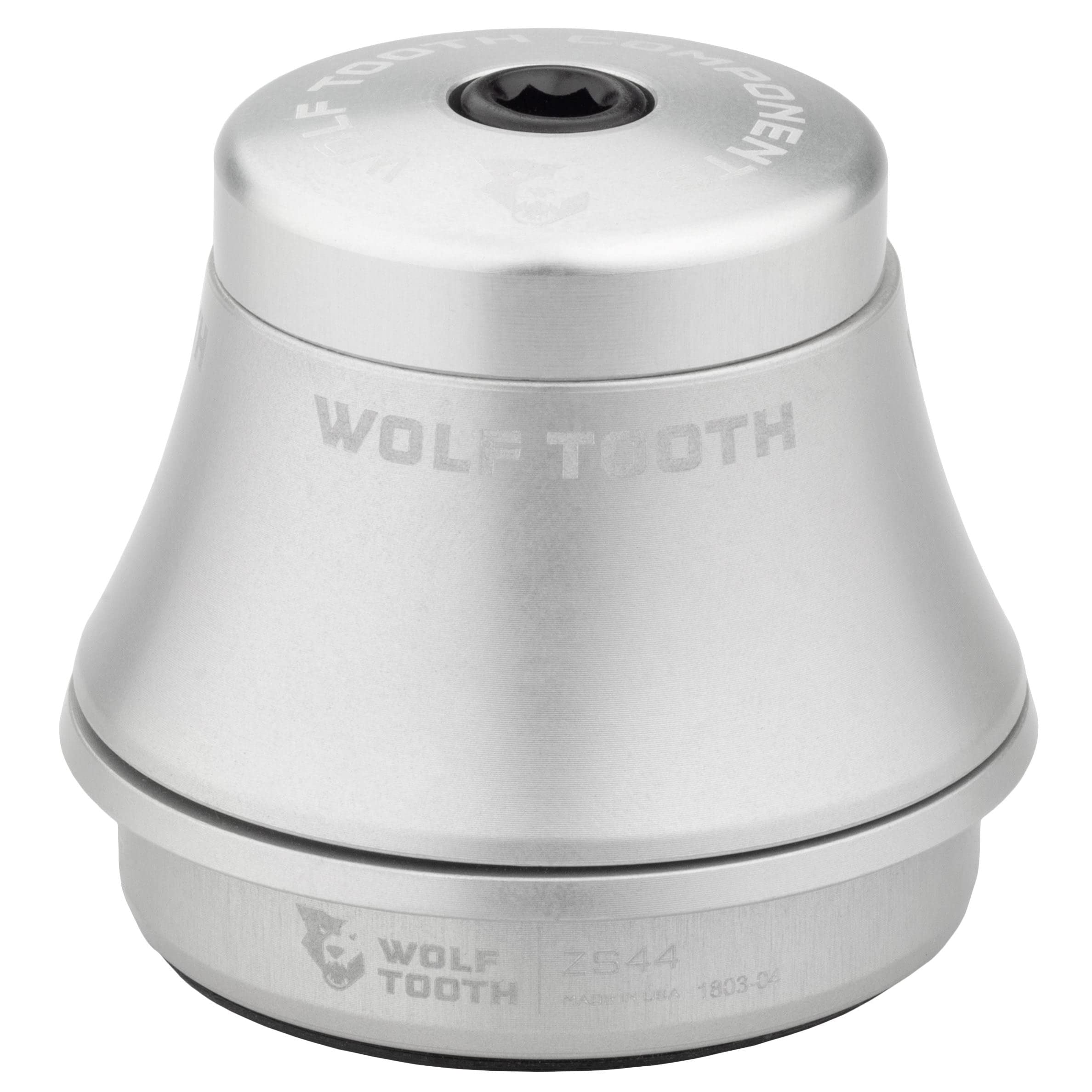 Wolf Tooth Premium Zero Stack (ZS) Headset - Lightweight MTB & Road Bike Headset for Smooth Steering - Perfect for Trail Riding, Commuting, and Performance Cycling
