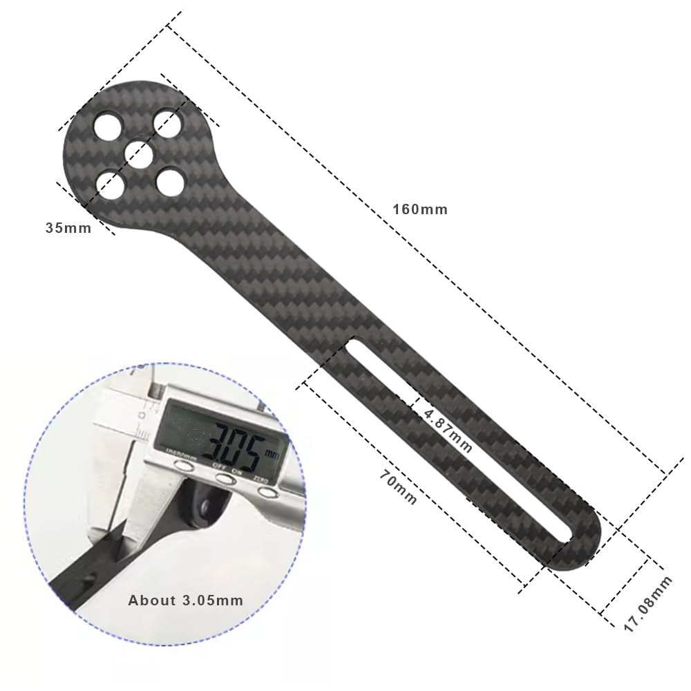 RXL SL Carbon Bike GPS Mount - Universal Handlebar Bracket for Cycling Computers, Speedometers & Stopwatches | Durable UD Matte Finish | Perfect for Road Bikes, Mountain Bikes & Commuter Cycling