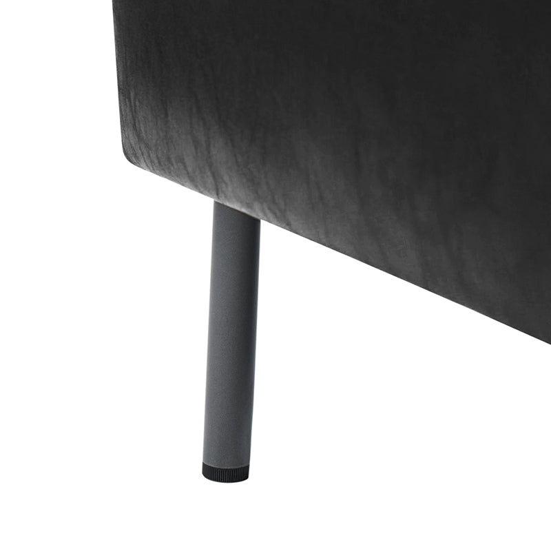 Modern Industrial Loveseat with PU Leather - Stylish Small Sofa for Living Room, Office or Lounge - Comfortable Two-Seater Couch for Home Decor