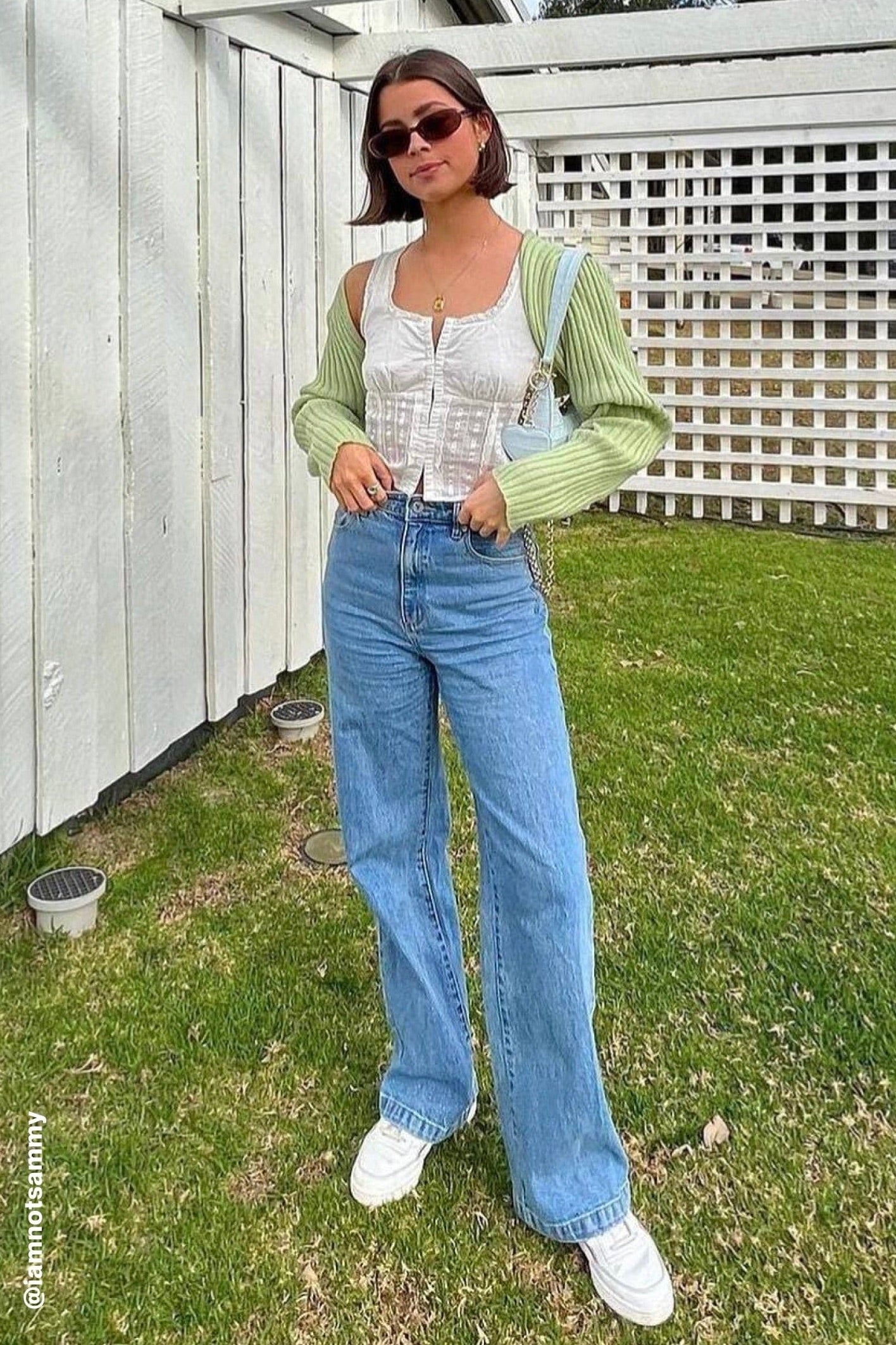 94 High & Wide Debbie Blue Jeans for Women - Comfortable Stretch Denim Pants for Casual Wear & Everyday Outfits